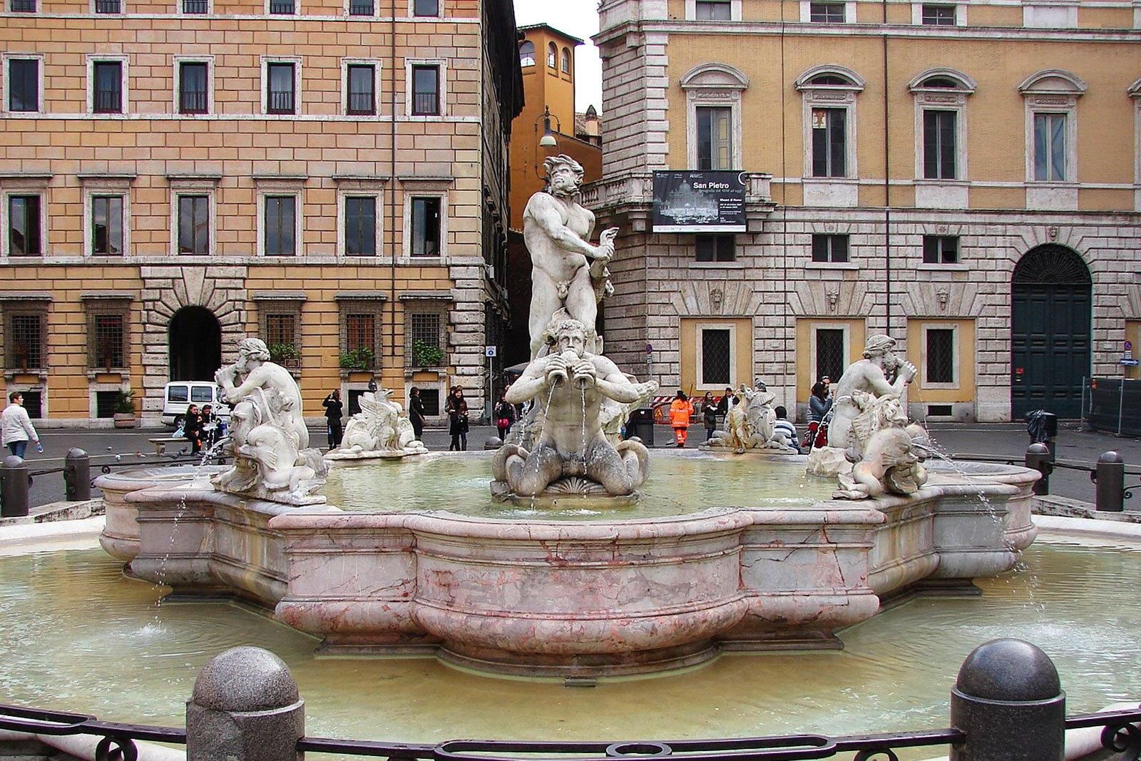 Фонтан Мавр в Риме (Fontana del Moro, Rome)